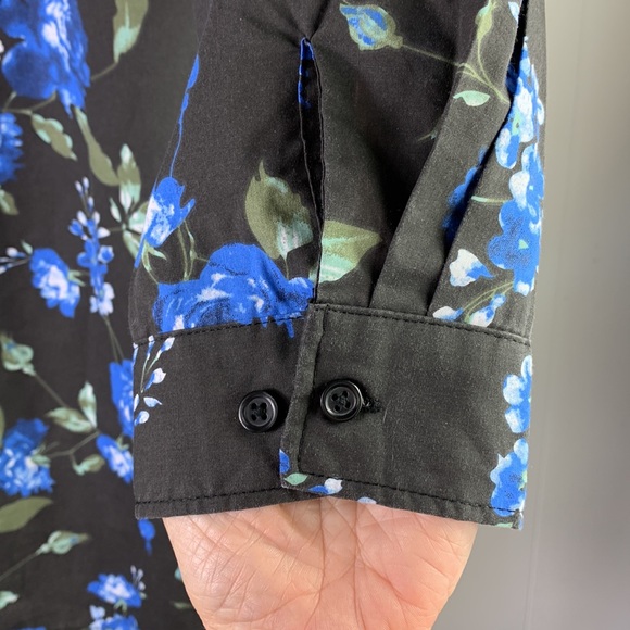 Roaman's Womens Long Sleeved Button Down Blouse / Tunic - Picture 5 of 8